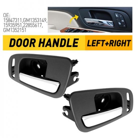 Door Handle Front RH LH Tahoe Side For 2007-2014 Chevrolet Interior Avalanche