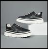 Autumn 2025 Men's Leather Breathable Slip-on Loafers with Thick Sole