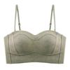 tube top underwear women's small breasts gather and support to show large secondary breasts, anti-sagging, anti-light and seamless, thin shoulder 