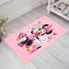 1pc Minnie Pattern Area Rug Soft Flannel Floor Mat for Living Room,Office,Bedroom and Carpet,Sofa Coffee Table Floor Mat