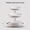 Large Foldable Silicone Basin: Multipurpose for Vegetables, Face, Feet, & More. Ideal for Dorms.
