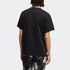 adidas Originals Trefoil Floral Print Short Sleeve T-Shirt Men Tops Black EC7360