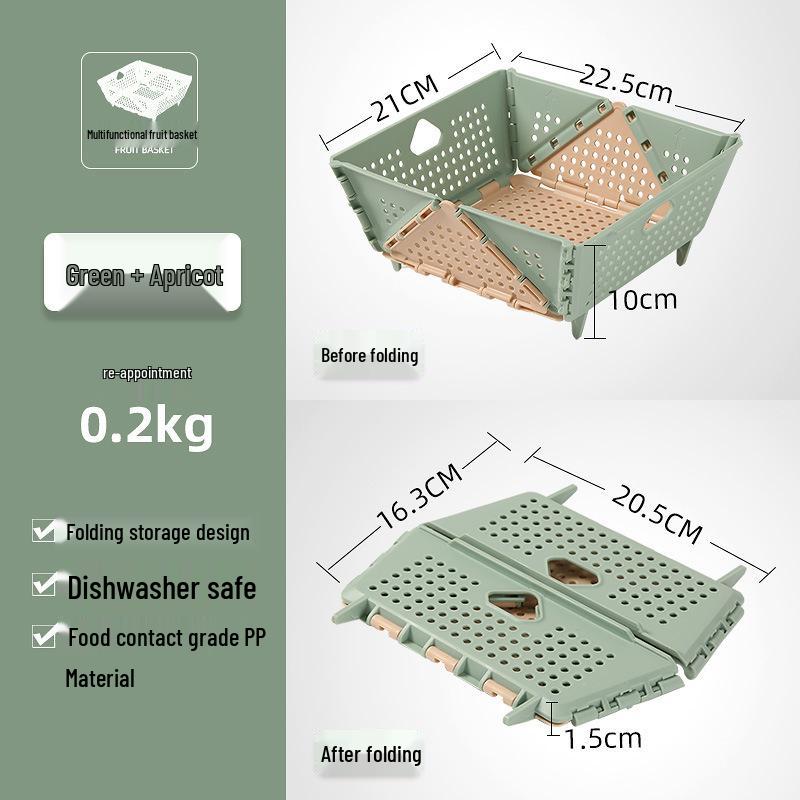 Multifunktioneller faltbarer Obstkorb & Gemüsewaschbecken
