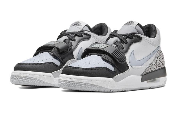 Jordan Legacy 312 Low White Black Grey GS CD9054-105
