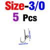 MNFT 5Pcs/Box New Carbon Steel Circle Live Shrimp Fixed Hooks for Carp Lure Fishing for River and Stream Depths