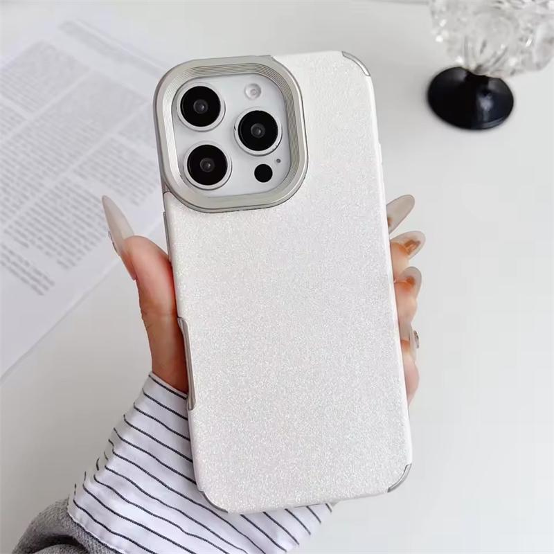 ფუფუნების ელექტროფირფიტოვანი ბრჭყვიალა ტელეფონის ქეისი iPhone 16 15 14 13 12 11 Pro Max-ისთვის, დარტყმაგამძლე ქეისი