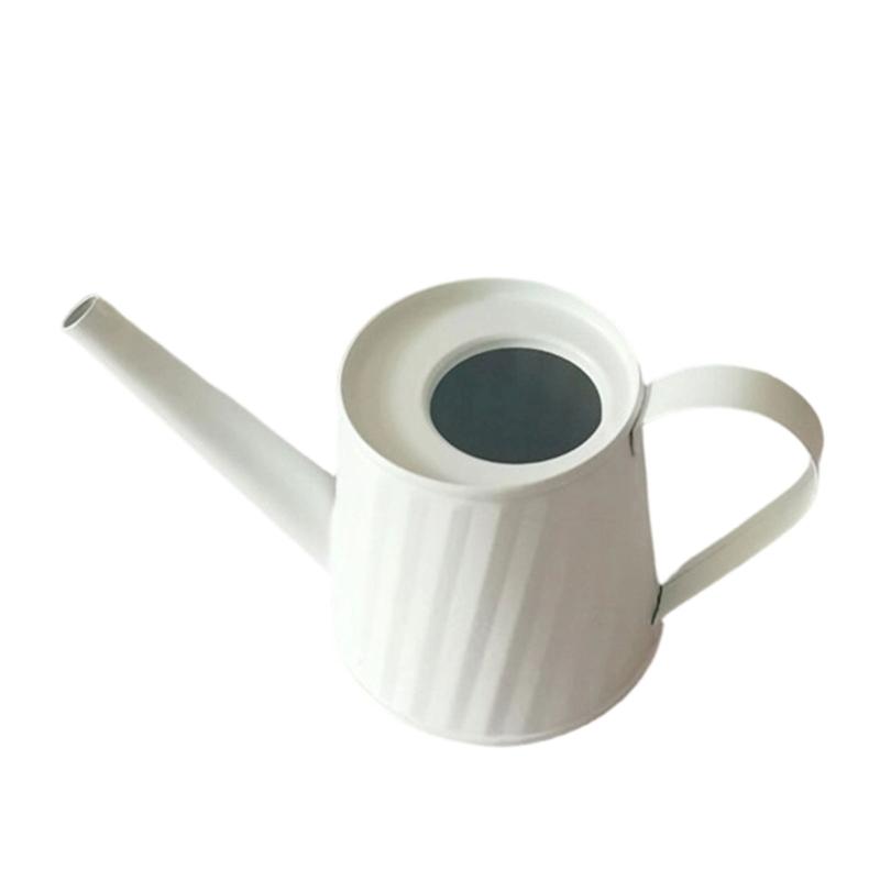 Long Spouts Watering Can Iron Without Splashes Light weight Body Effortlessly Pouring For Potted Plant Gardeners