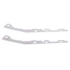 2Pcs Broken Opening Gap Bad Buckle Repairer Bracket For Fourth Generation City Gm2 Front Bumper Repair Metal Plate Buckle
