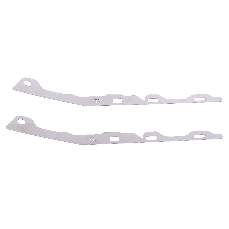 2Pcs Broken Opening Gap Bad Buckle Repairer Bracket For Fourth Generation City Gm2 Front Bumper Repair Metal Plate Buckle