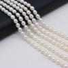 1String, Boho Natural Freshwater Pearls, Rice-shaped Pearl Beads, 5-6 Mm, for DIY Necklace Bracelet, Jewelry Making, Birthday Party Crafts, 36cm