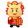 New Year Mascot Doll Cartoon Twelve Zodiac Signs Dragon Rabbit Ox Doll Activity Gift Plush Toy