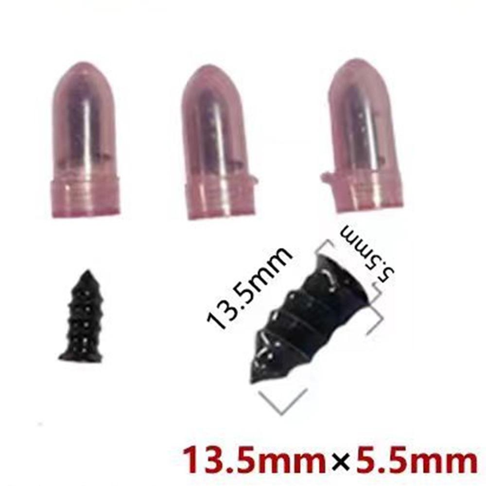 50Pcs Rubber Tire Repair Rubber Nail Self-Service Tool Tire Screw Plugs  Motorcycle Tire Repair розовый