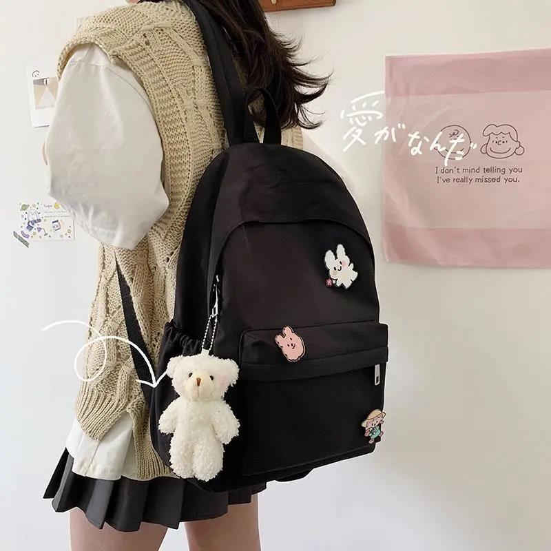 Capacity Backpack Large Shoulder Bag College Students High Unisex Schoolers
