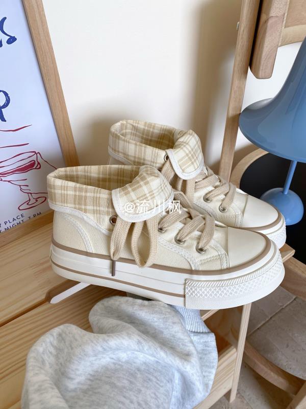 Fashion Small White Shoes Espadrilles For Women All-Match Casual Female Sneakers Autumn New Retro Fall Leisure Fabric Canvas Espadrille