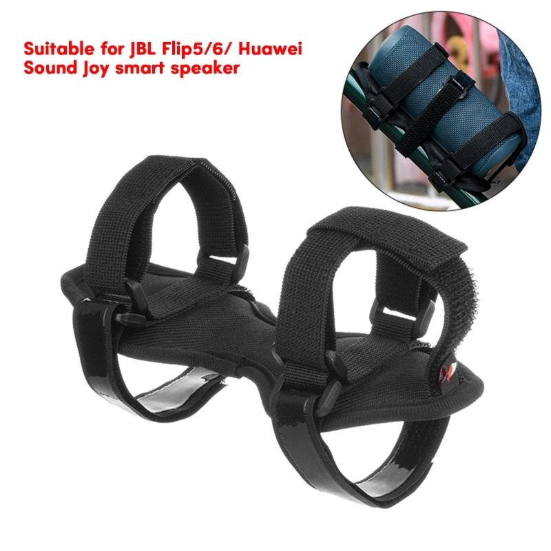 Secure Speaker Mount for Flip6/Sound Joy for Bike Golf Cart Easily Attach Water Bottle Adjustable 2 Strap Holder