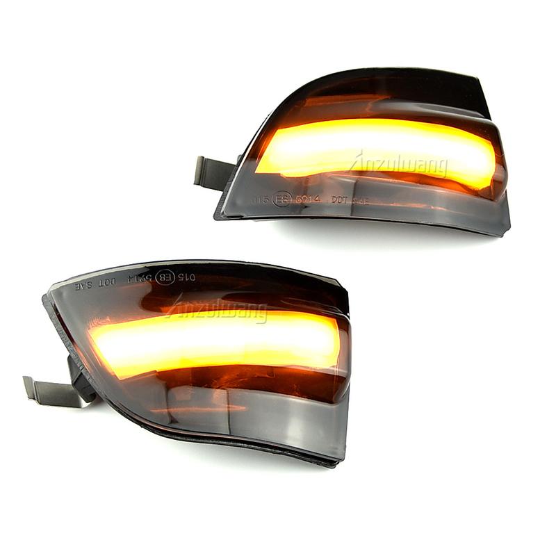 2pcs LED Side Wing Rearview Mirror Indicator Blinker Repeater Dynamic Turn Signal Light For Ford Focus 2 MK2 2004-2008 C-MAX