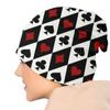 Cool Poker Bonnet Hats Hip Hop Knit Hats For Unisex Women Autumn Winter Warm Gambling Card Game Skullies Beanies Caps