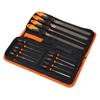 18Pcs Files Set Tool T12 Steel Metal Professional Flat Triangular Half Round Large Needle Hand File