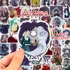 T01040492 Clearance 50 Sheets Of Black Fairy Tale Series Stickers Dark Wind Stickers Personalized Decorative Stickers Notebook