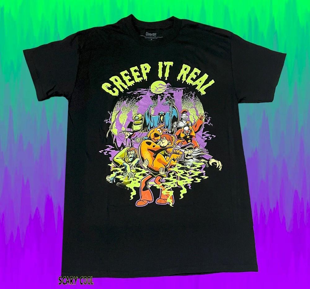 Новая мужская унисекс футболка Scooby Doo Creep It Real в винтажном стиле XXXL