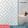 Frosted Glass Stickers: Light-Transmitting & Opaque Electrostatic Film for Bathroom Privacy.