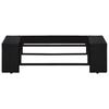 VidaXL Salon de jardin 4 pcs Résine tressée Noir