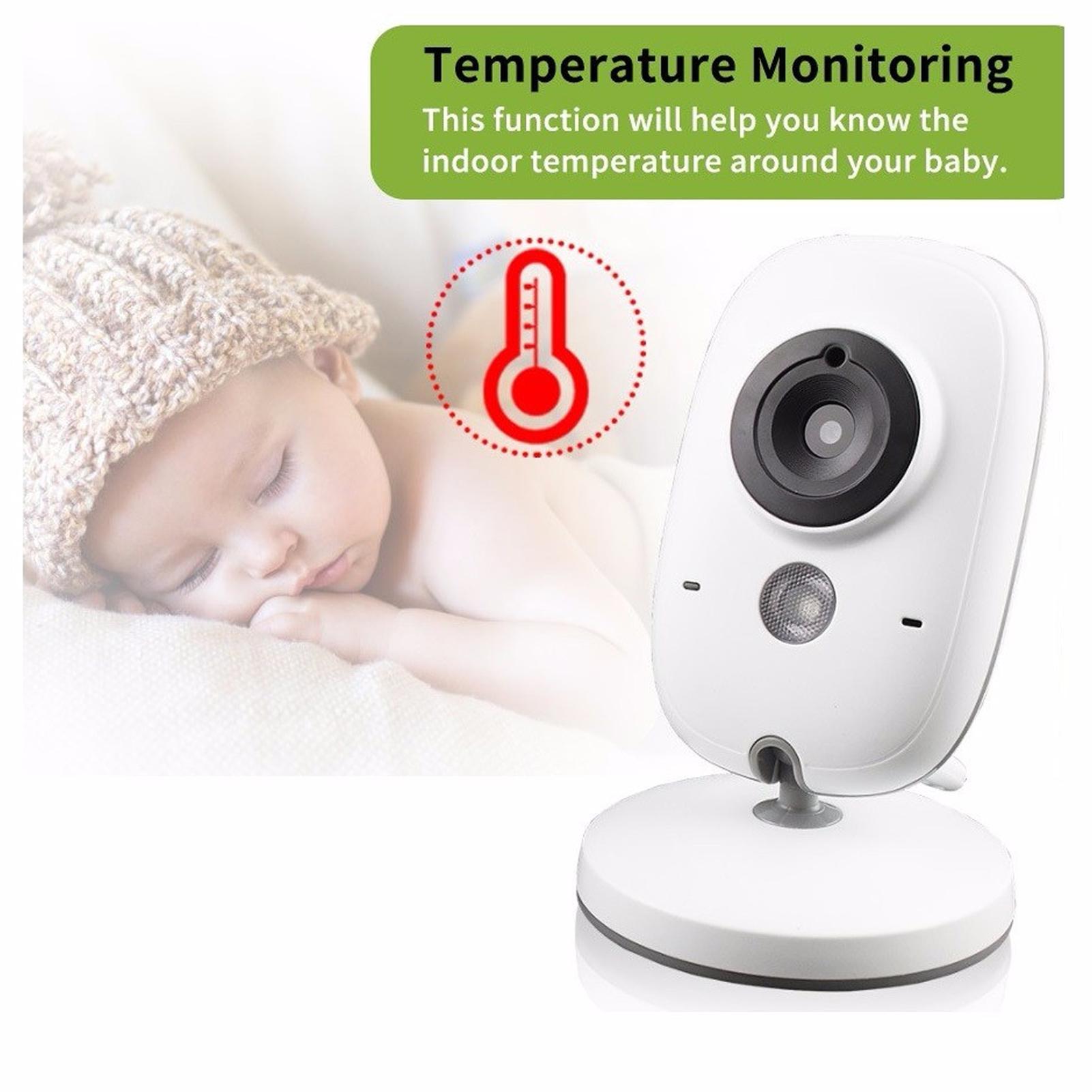 

3.2-дюймовый беспроводной видеоняня-инвигилятор с камерой, двусторонняя связь, 2,4 ГГц US Plug