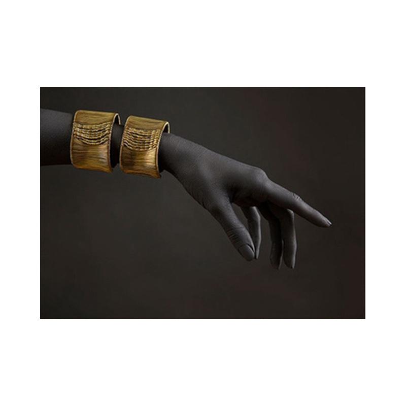 Black Hand With Gold Bracelet Painting On Canvas Modern African Posters Prints Wall Art Pictures for Living Room Home Decor