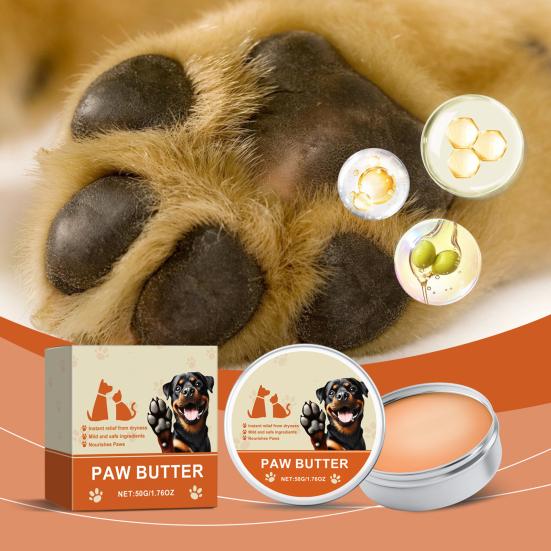 Dog Paw Balm Pet Noses Paws Moisturizer Cat Foot Care Cream Repairs Dry Cracked Paws Natural Paw Protector Pet Supplies