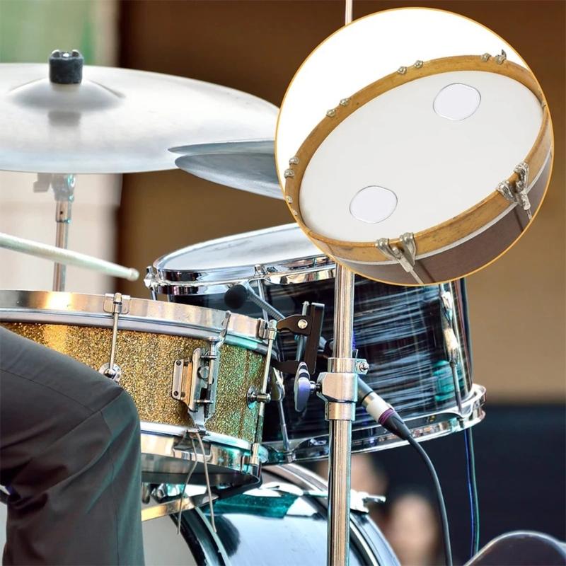 48PCS Quiet Drum Pads Noise Reduction Silicone Mute Pads Suitable for Electronic and Acoustic Drums Practice Accessories