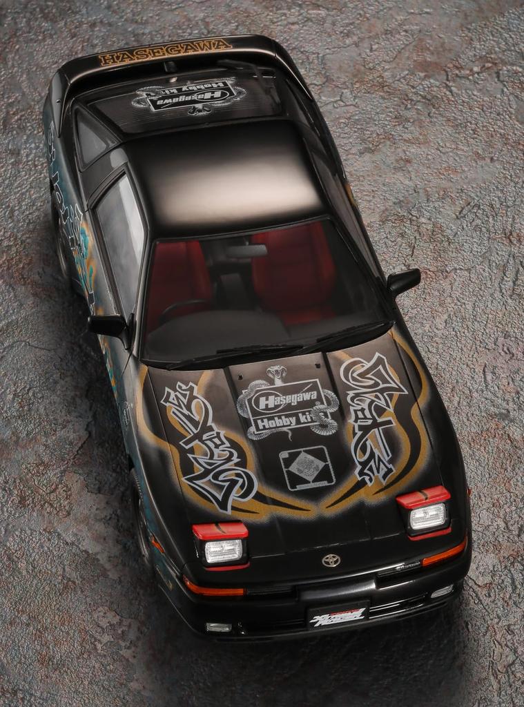Hasegawa Shutokou Battle X Hasegawa Toyota Supra A70 Twin Turbo R Scale Plastic Model Kit SP669 2.5GT "Snakeholic" 1/24