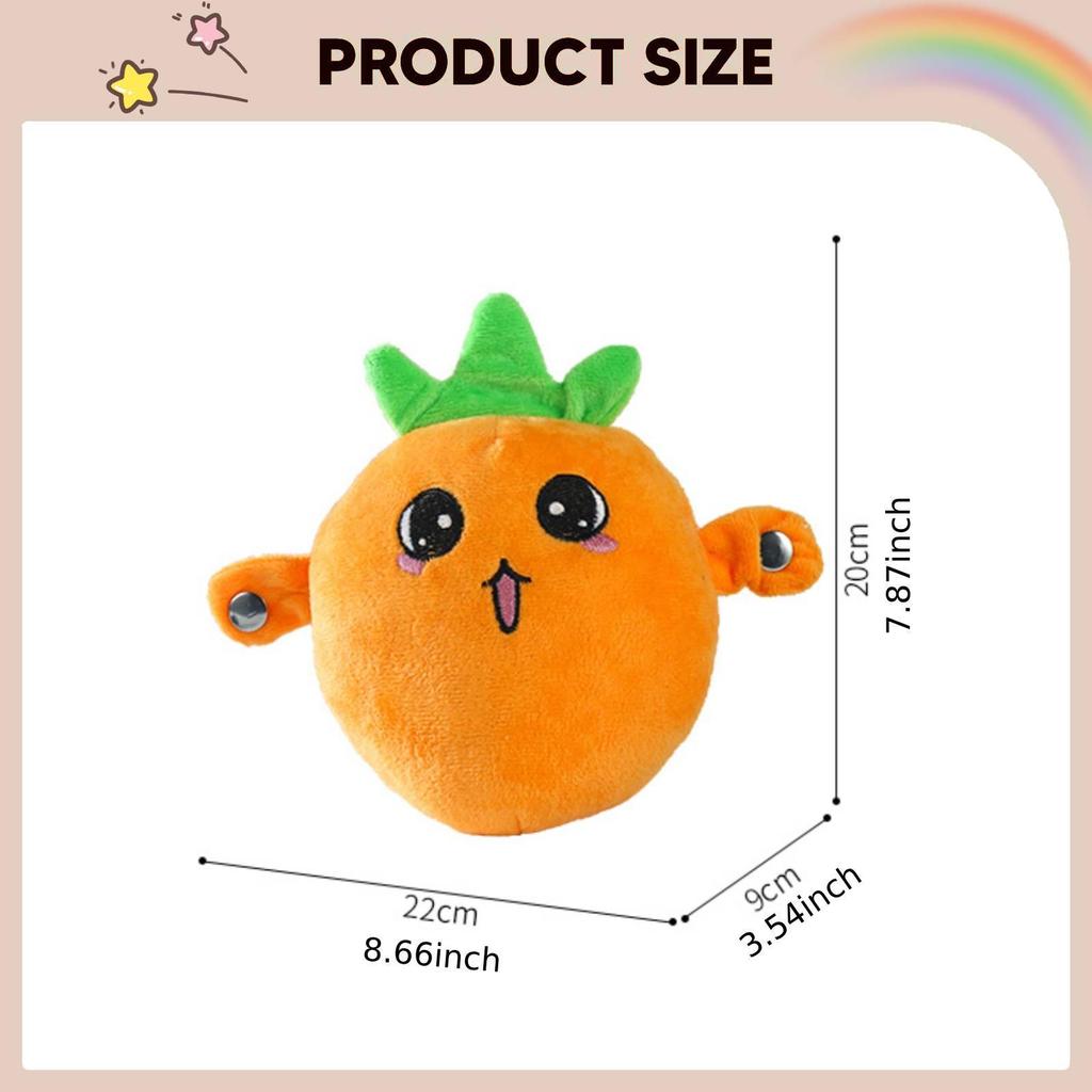 Interactive Musical Plush Activated Sound with Sounds Novelty Educational Toy Double Mode Gift