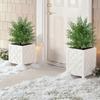 Artificial Pine Topiary Realistic Faux Pine Bushes Artificial Greenery with Spike Christmas Topiary