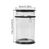 Dustproof Barrel-shaped Mystery Box PVC Organizer Transparent Storage Box Doll Bag Organization With Keychain Case