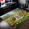 Sweet Easter Bunny Large Room Carpet Non Slip Cartoon Kids Bedroom Living Room Floor Mat Home Decor Children's Play Carpet