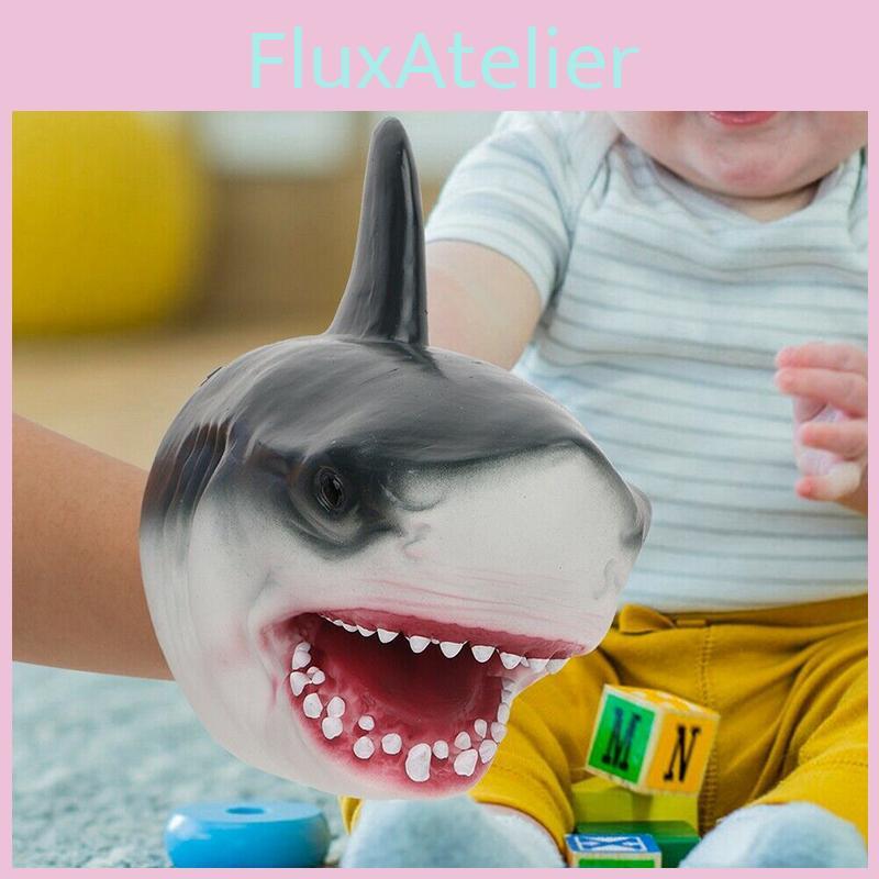 Premium Shark Head Hand Puppet Plush Toy For Kids Safe And Educational Fun