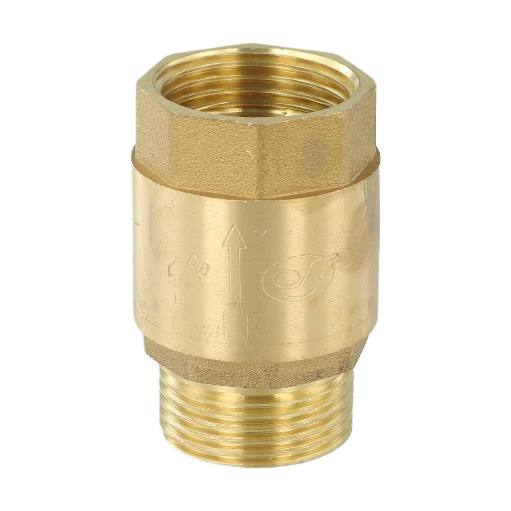 Backflow Prevention Brass Check Valve Pipeline Connection Easy Installation