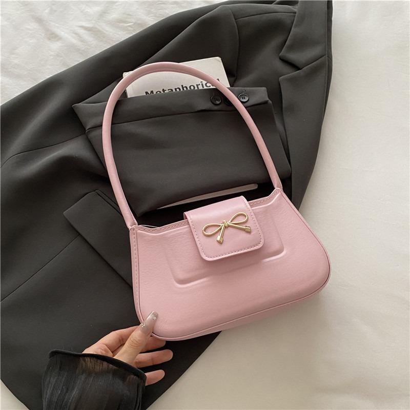 New Simple Fashion Casual Small Square Bag Women's Simple Fashion Baguette Bag Trendy Fashion Shoulder Armpit Bag