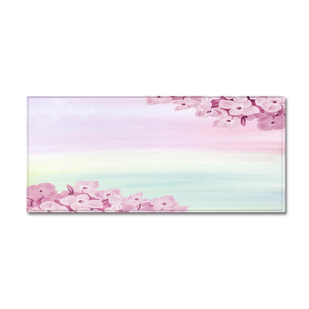 Line Bathroom Non-Slip Door Mat Bathroom Absorbent Floor Mat Kitchen Long Bedroom Living Room Carpet