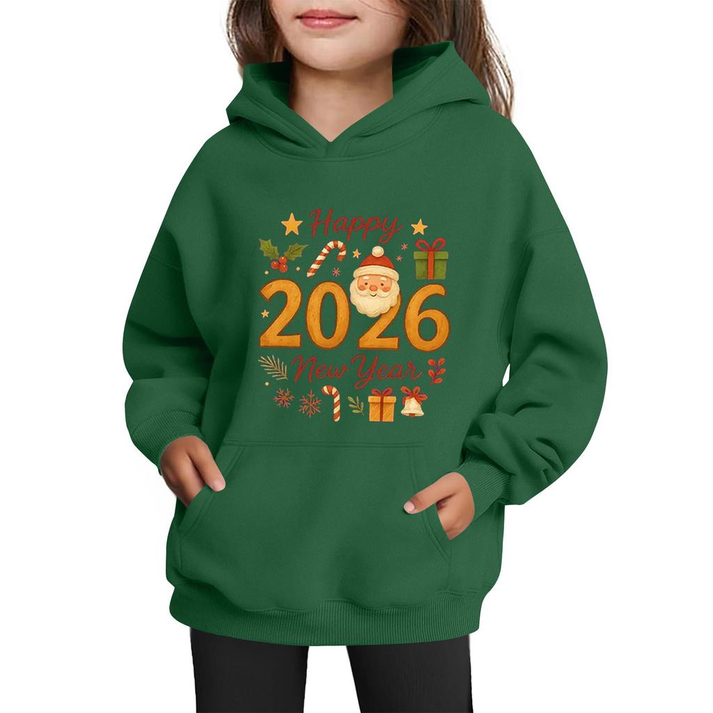 Sweatshirts For Teen Girls Hoodies Long Sleeve Drawstring Pullover Cute Printed Oversized Hoodie Christmas