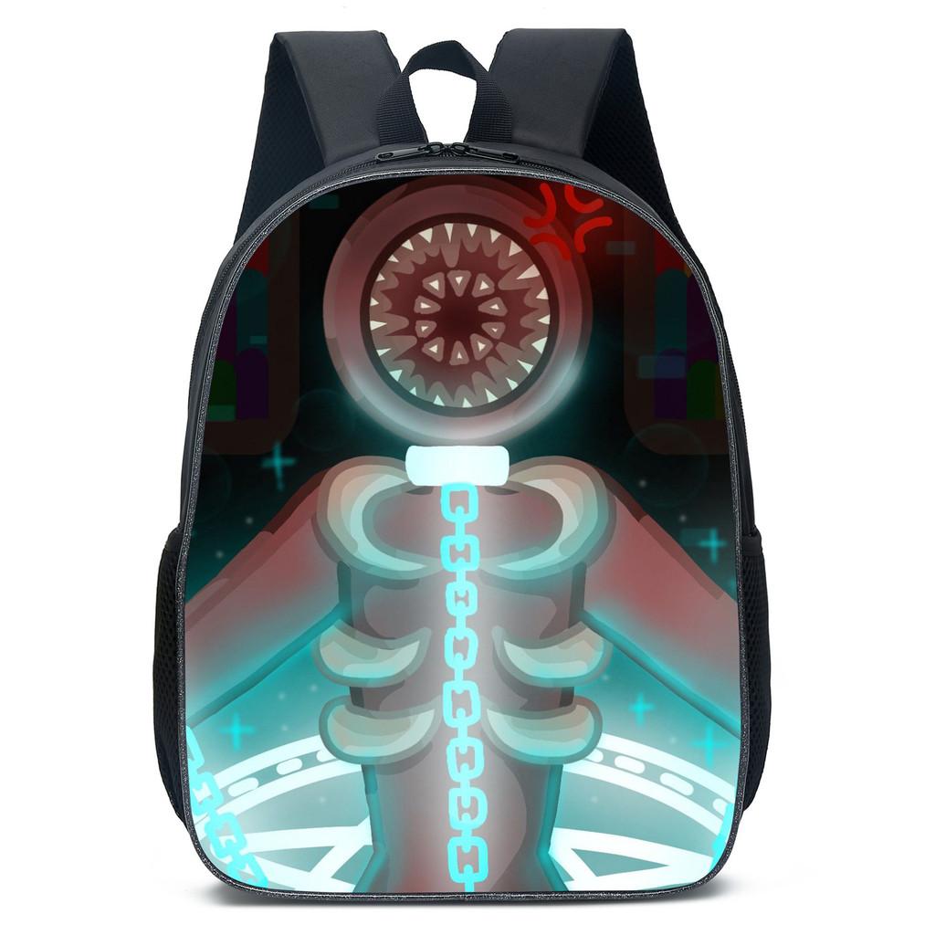 Doors Letter Roblox Anime Cartoon Lightweight Bag Children Backpack School
