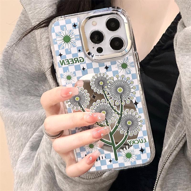 Zhitai Apple iPhone 15 Pro Case: Fits iPhone 13, includes Mirror & 14 Pro Protective Cover.