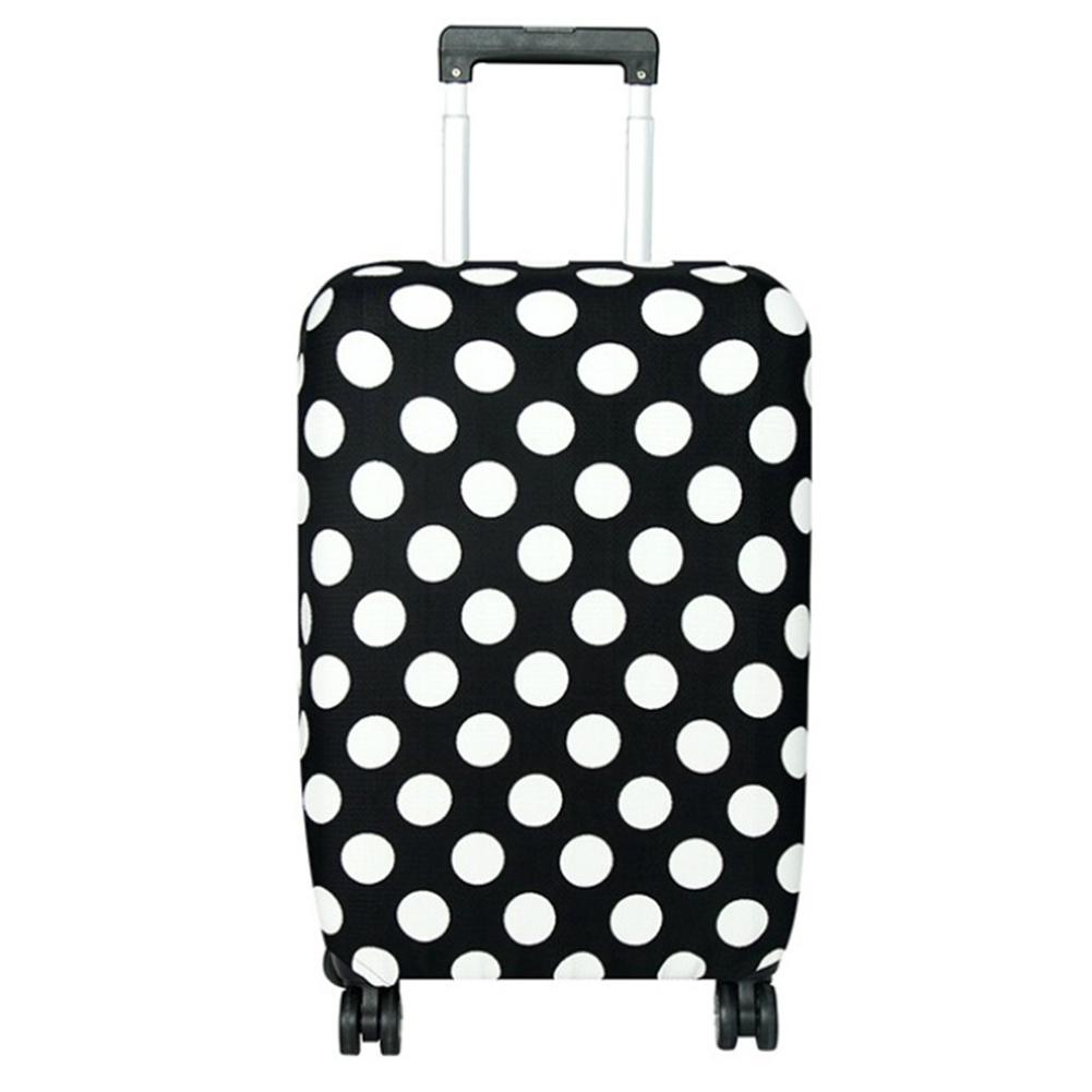 Anti Scratch Dustproof Suitcase Cover Elastic Seersucker Print Luggage Protector