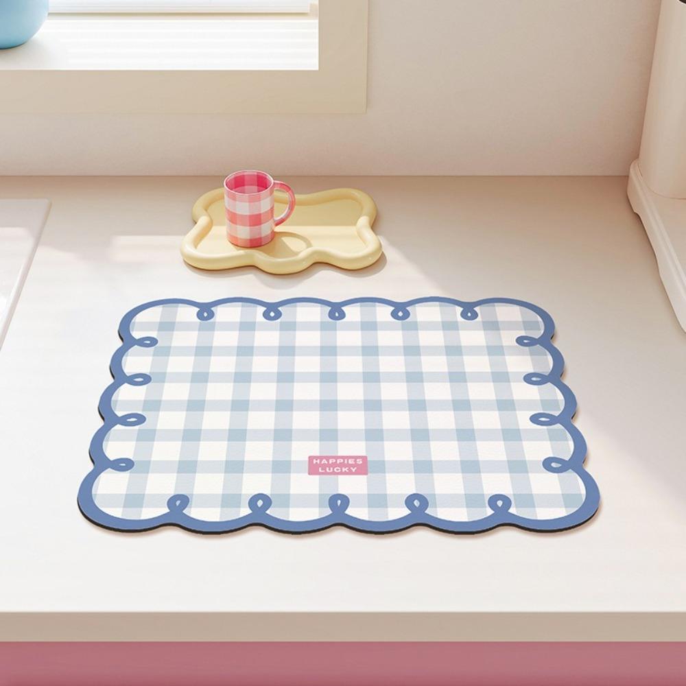 Water-Absorbing Table Mat Dopamine Coaster New Placemats  Table Decoration Accessories
