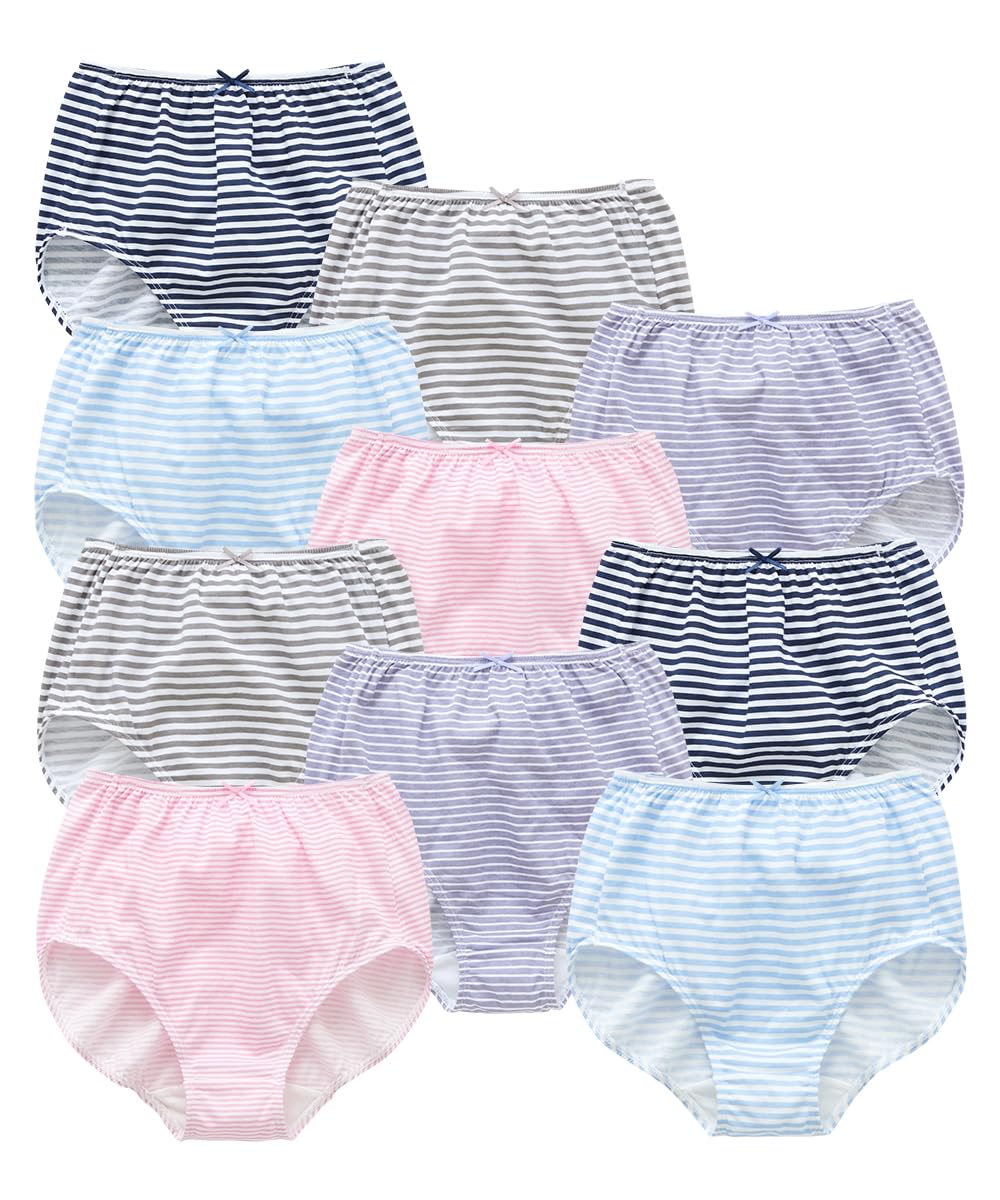 

Nissen Elastic Plus Базовый размер L Женские трусики с высокой талией и глубоким вырезом для ног, набор из 10 штук, 100% хлопок, Талия, Размер, Полосатый,