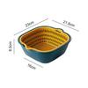 Thickened Double-Layer Vegetable Washing Basin Set - 6-Piece Multifunctional Kitchen Drainer Basket