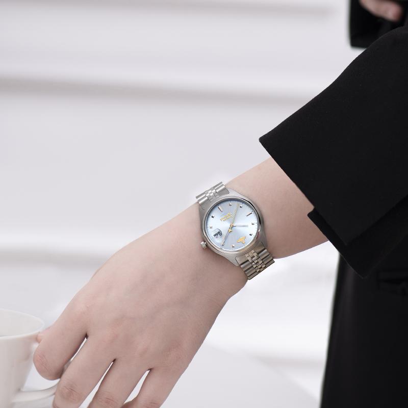 Vivienne Westwood West Queen Watch Quartz Movement Stainless Steel Bracelet Blue Dial Women watches DWVV261LBLSL