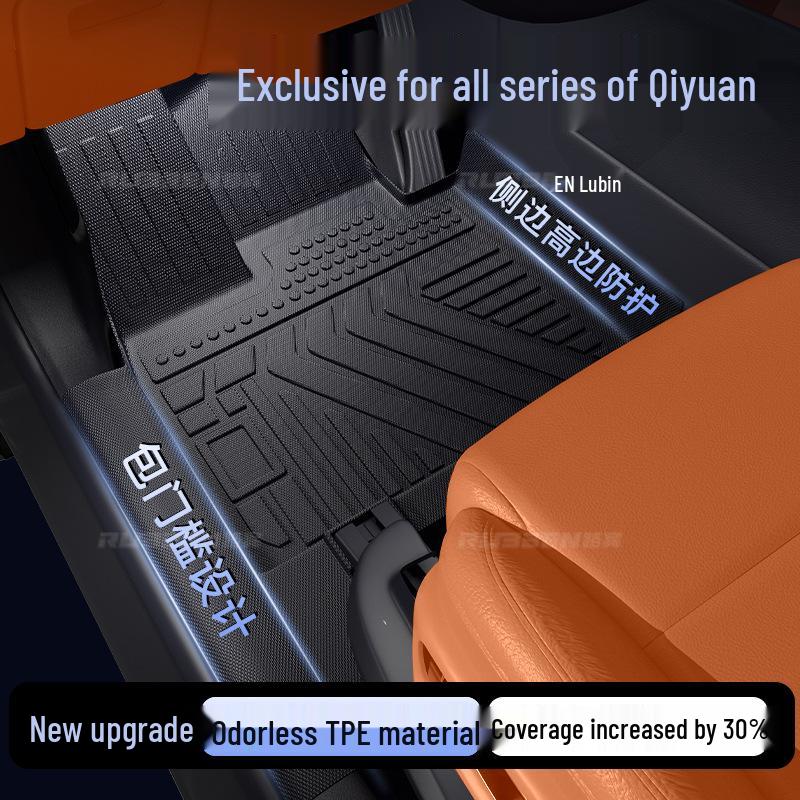 Customized TPE Floor Mats for Changan Qiyuan Q07/A07/A05/Q05 Door Sills