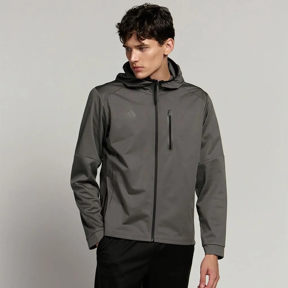 Adidas Hydro Sauna Suit Top and Bottom Set Jacket and Pants for and Workouts 4.0 (ADISS24M) - Running, Jogging, (Charcoal Gray, X-Large)