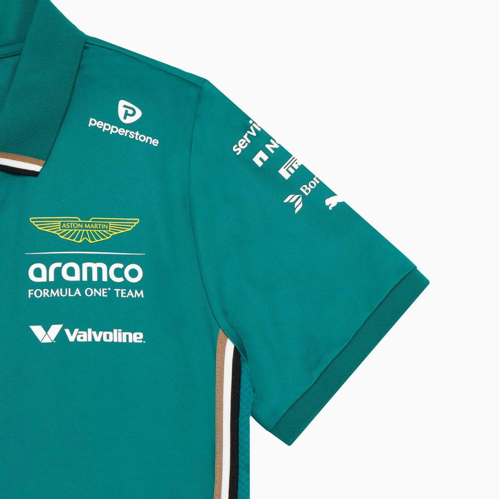 Puma X Aston Martin Aramco F1 Polo Shirt Men Tops 713695-01